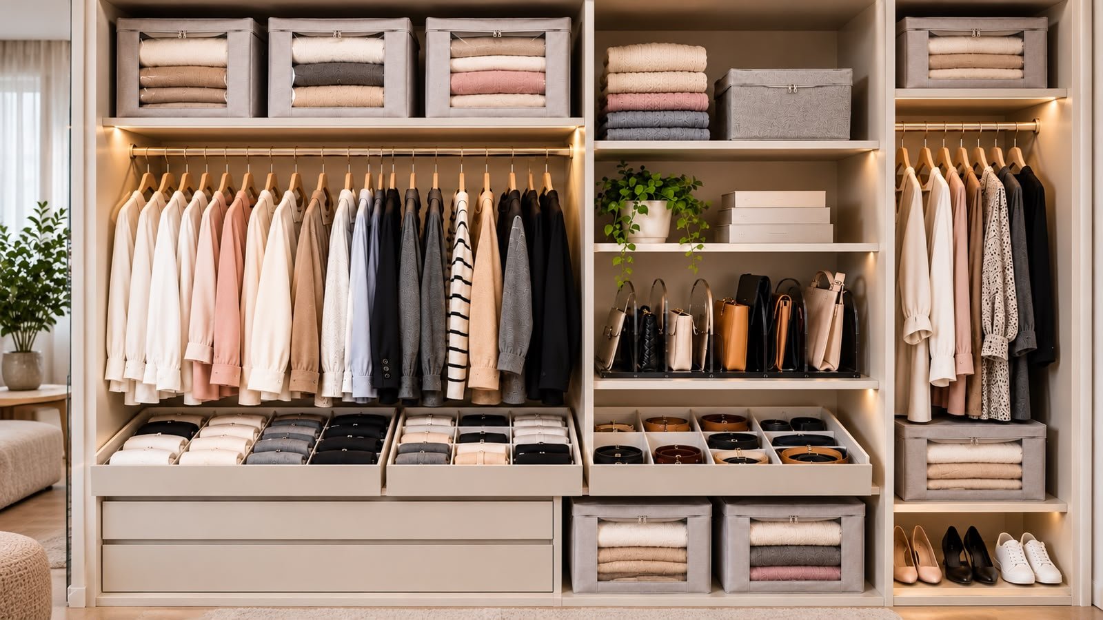 5 Passos para um Guarda-Roupa Funcional (e Como Manter a Organização)