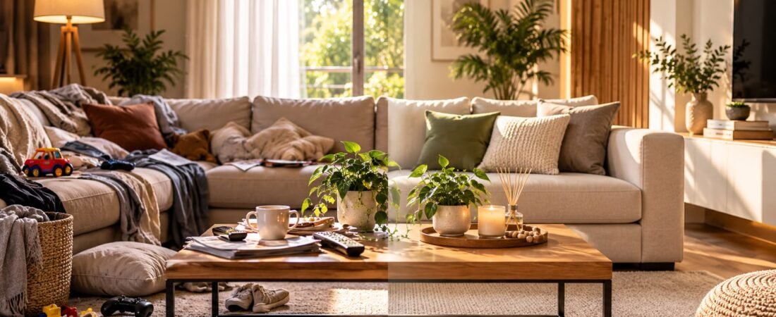 Sala organizada: 5 produtos que ajudam a acabar com a bagunça.