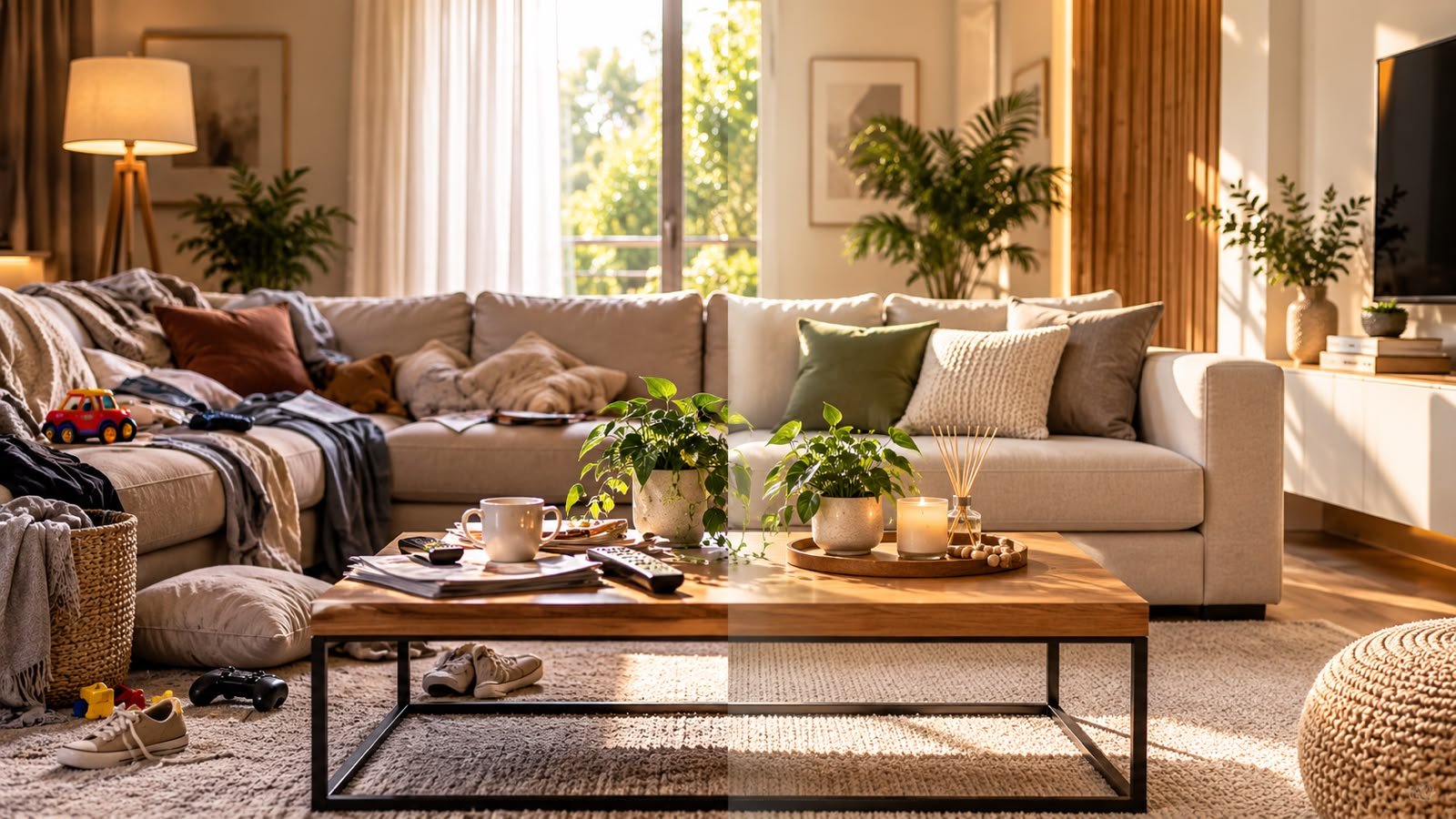 Sala organizada: 5 produtos que ajudam a acabar com a bagunça.